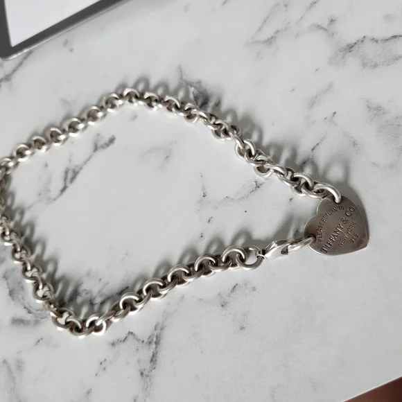 Tiffany & Co. Silver Heart Tag - Picture 3 of 5